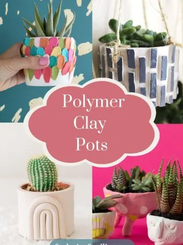 Polymer Clay Pots