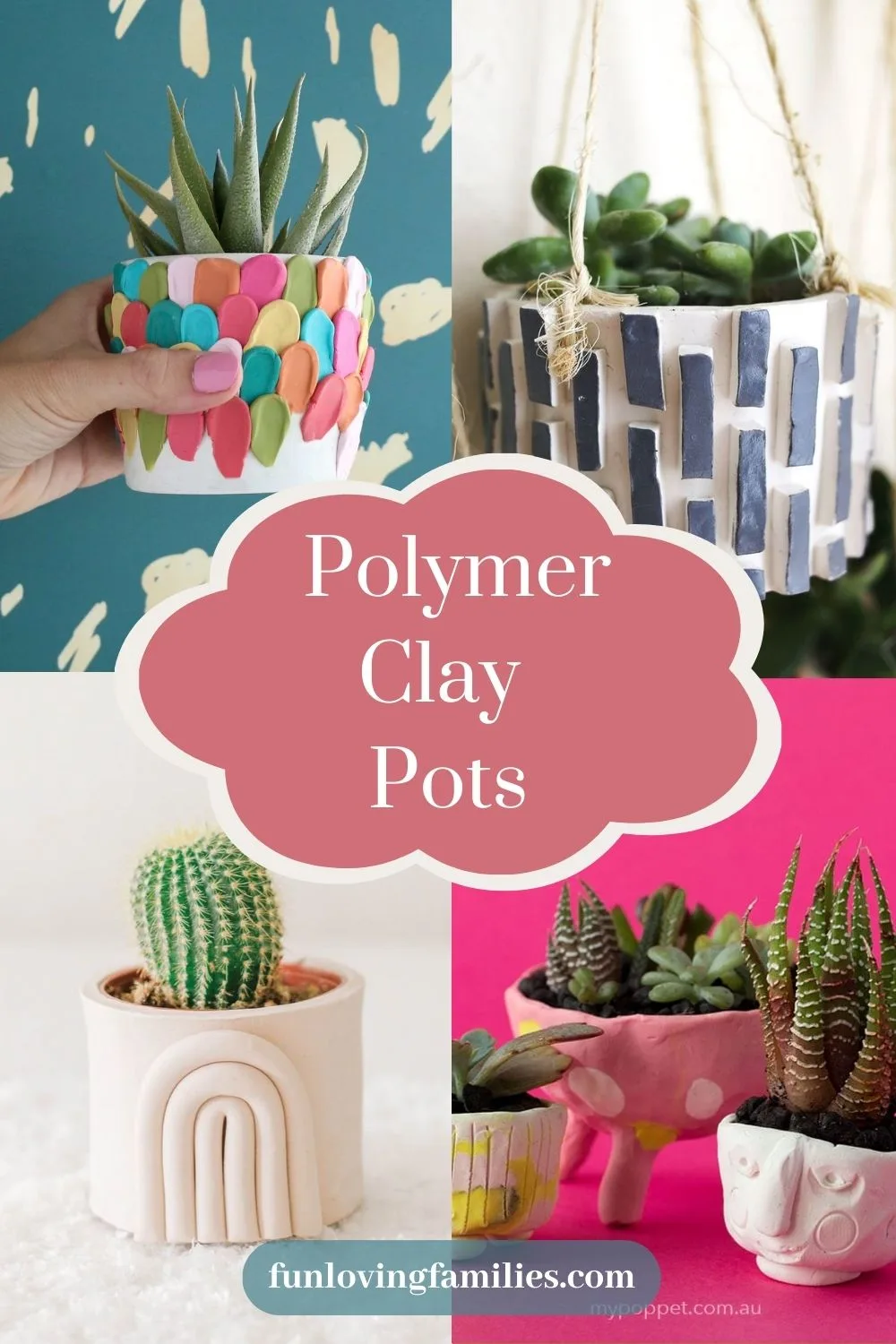 Polymer Clay Pots