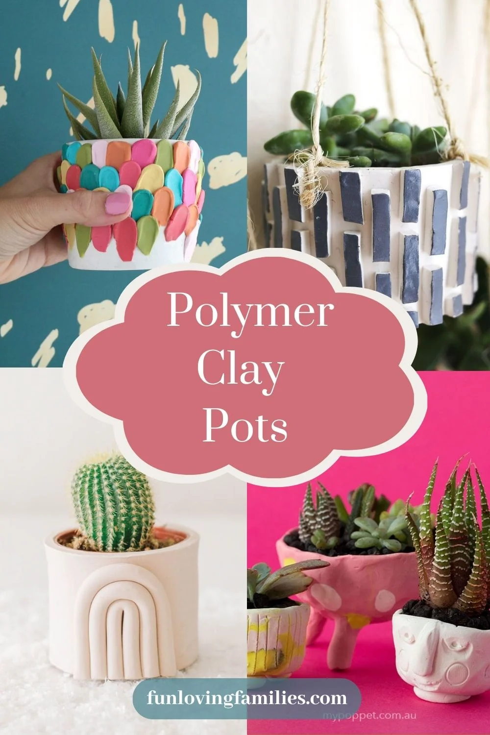 19 Polymer Clay Pots Tutorials & Ideas - Fun Loving Families