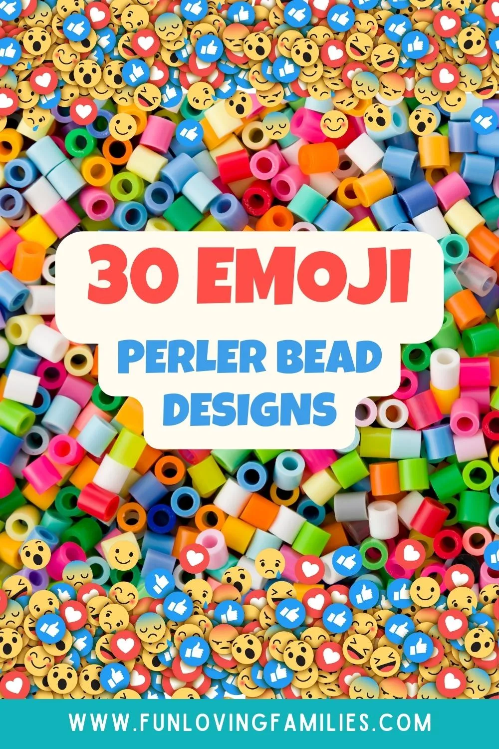 Emoji Perler Bead Patterns pin image