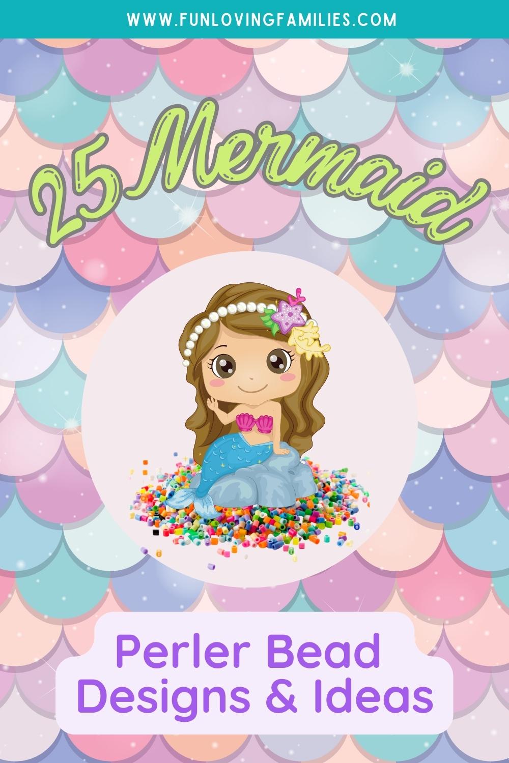 Mermaid Perler Bead Patterns pin image