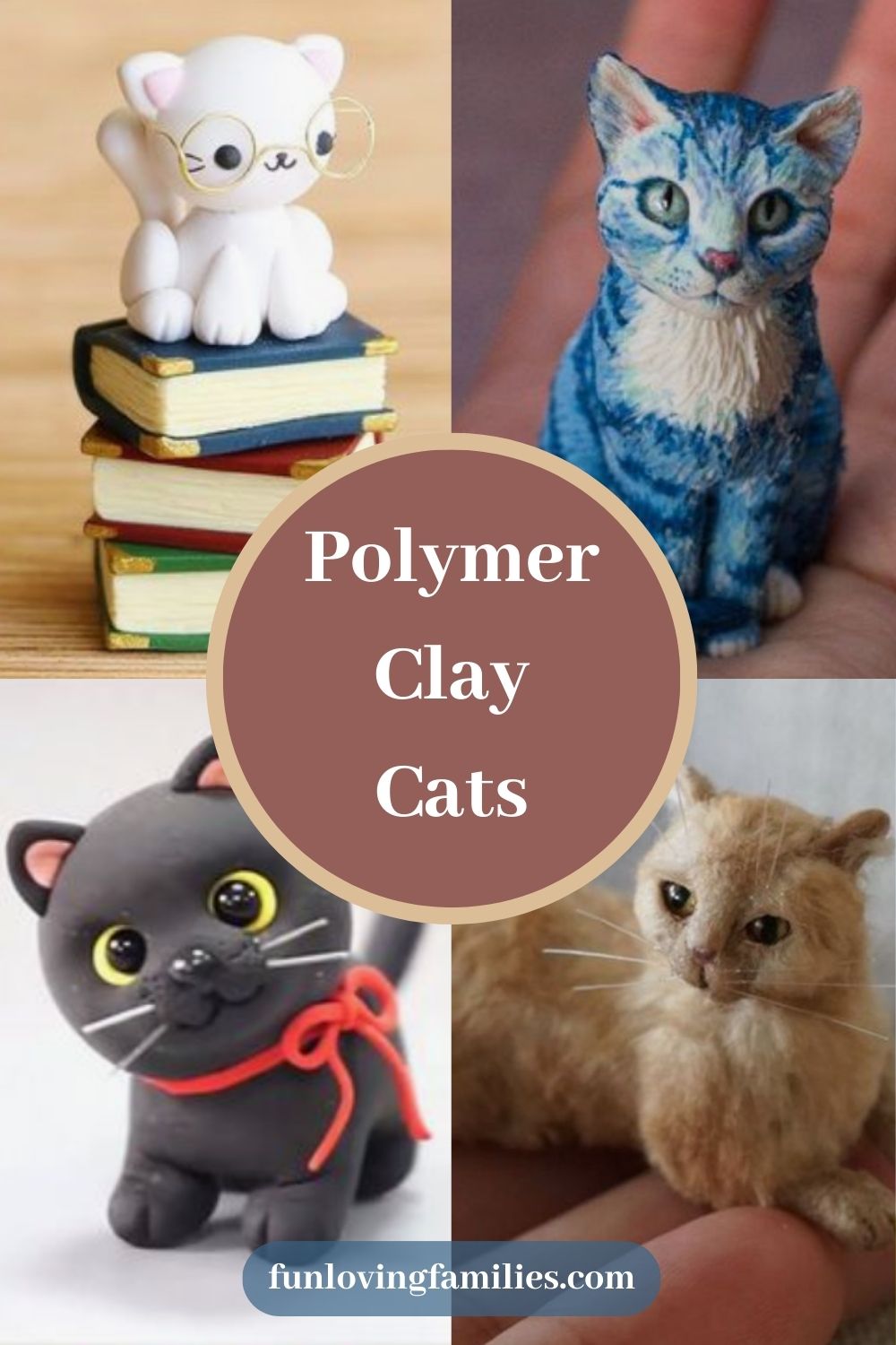 My Collection Of Dog And Cat Sculptures That I Made From Polymer Clay (30  Pics)