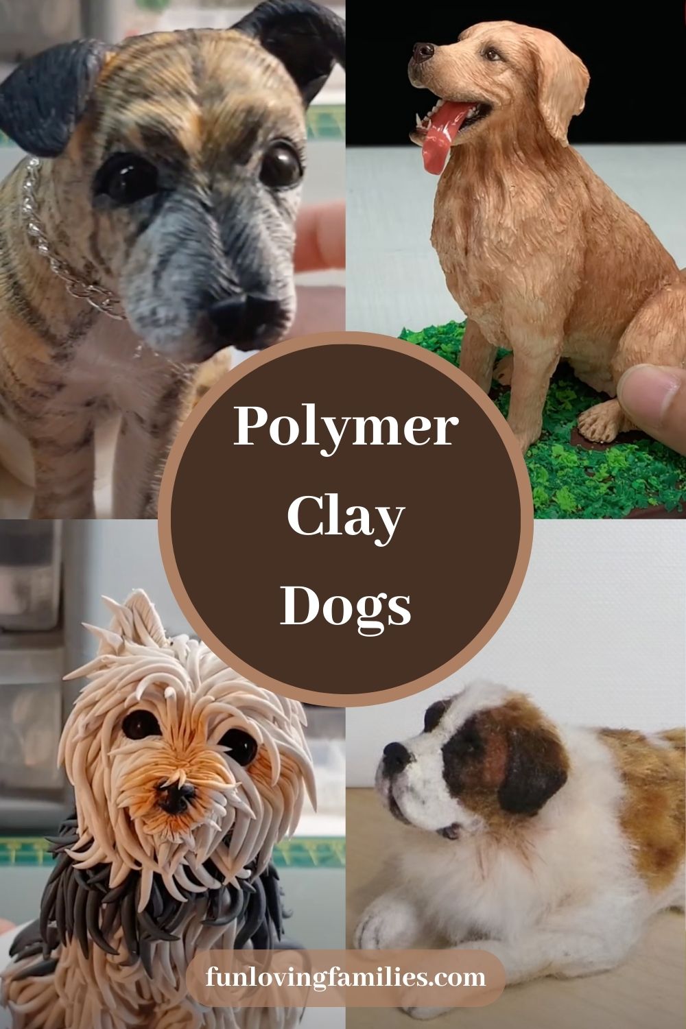 Polymer Clay Dogs