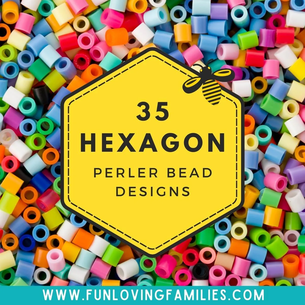 Hexagon Perler Bead Patterns
