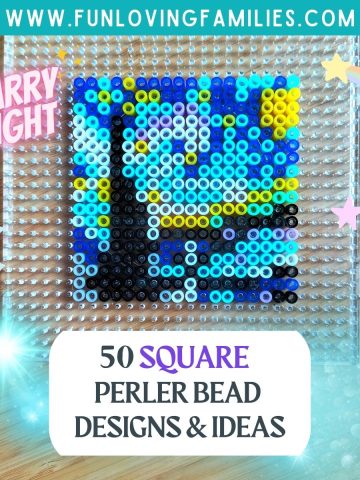 starry night perler beads