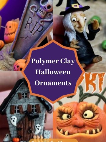 Polymer Clay Halloween Ornaments