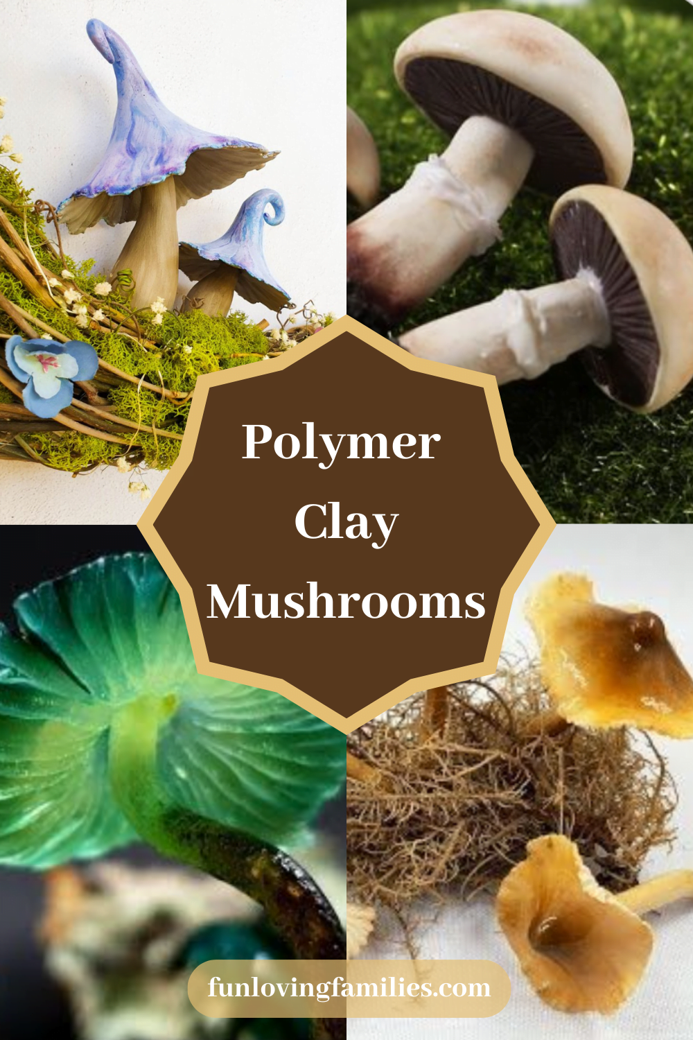 Polymer Clay Mushrooms