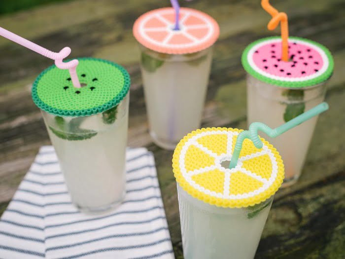 Fruit Lids for Drinks