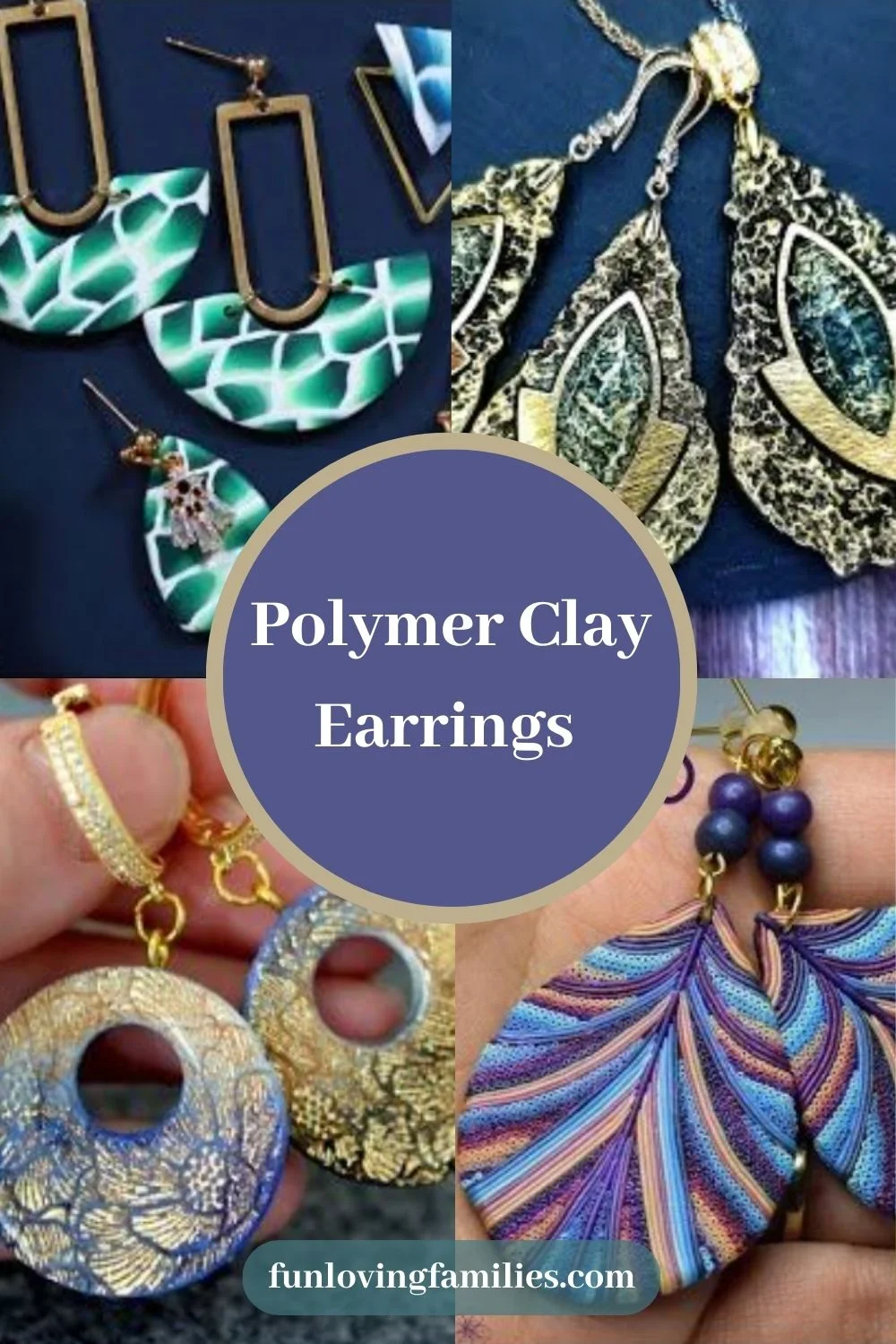 VIDEO: Sea Foam Earrings  Easy Polymer Clay Jewelry Tutorial - My