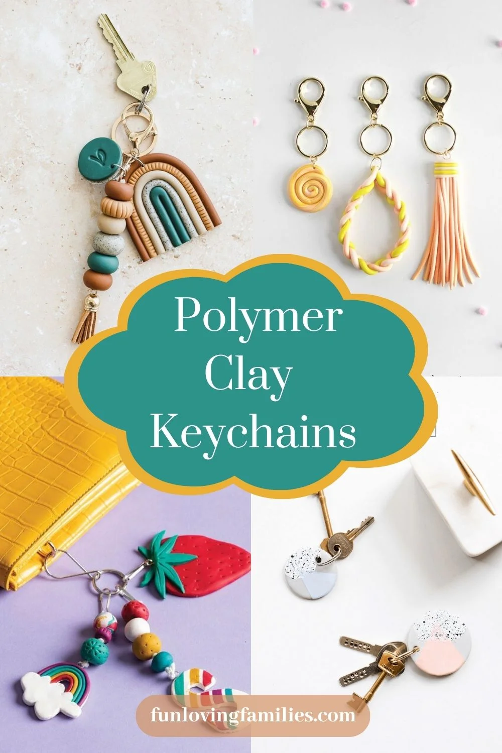 23 Best Polymer Clay Keychain Tutorials & Ideas Fun Loving Families