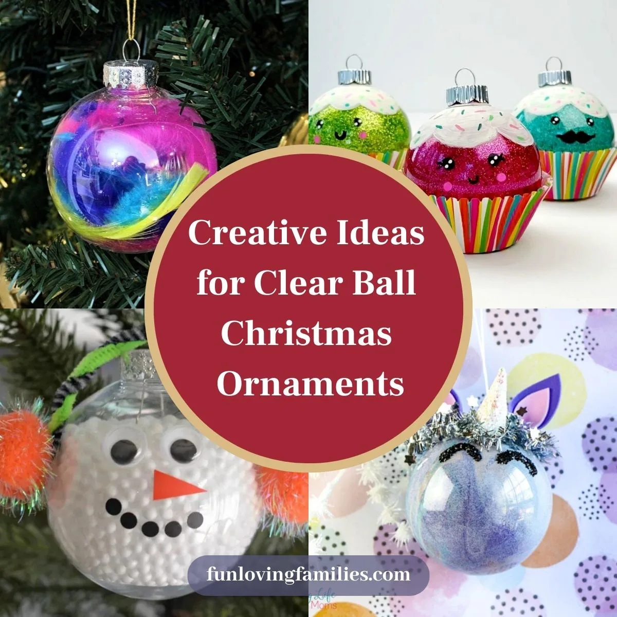 30 Creative Ideas for Filling Clear Plastic Ornaments