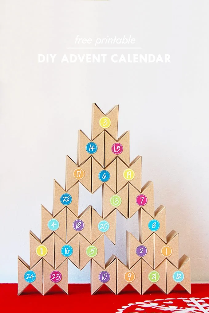 DIY Stackable Advent Calendar