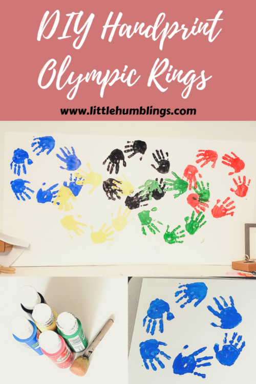 DIY Handprint Olympic Rings