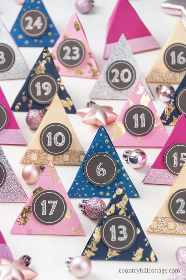 Easy DIY Paper Advent Calendar with Free Printable Template