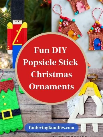 Easy DIY Popsicle Stick Ornaments