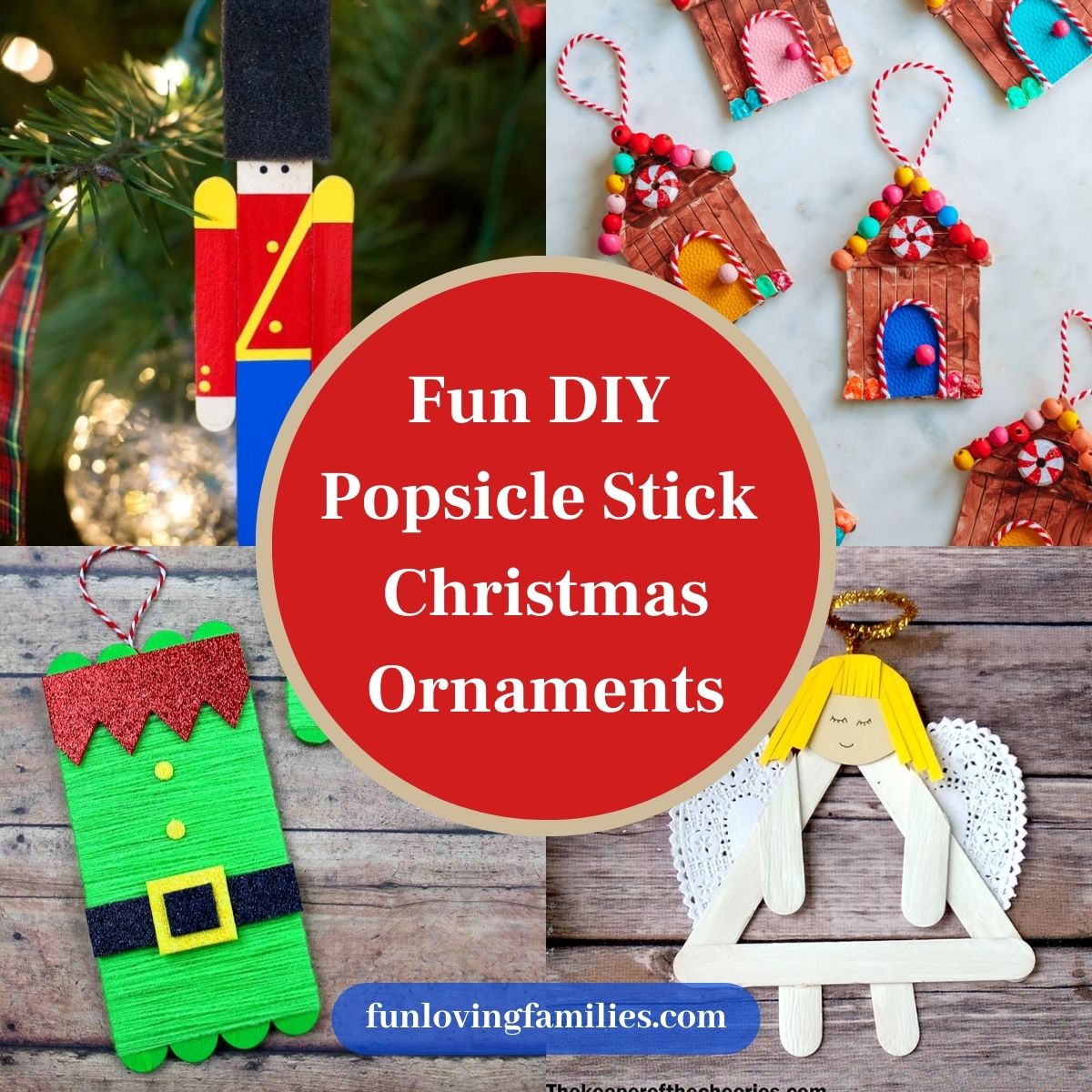 DIY Popsicle Stick Ornaments