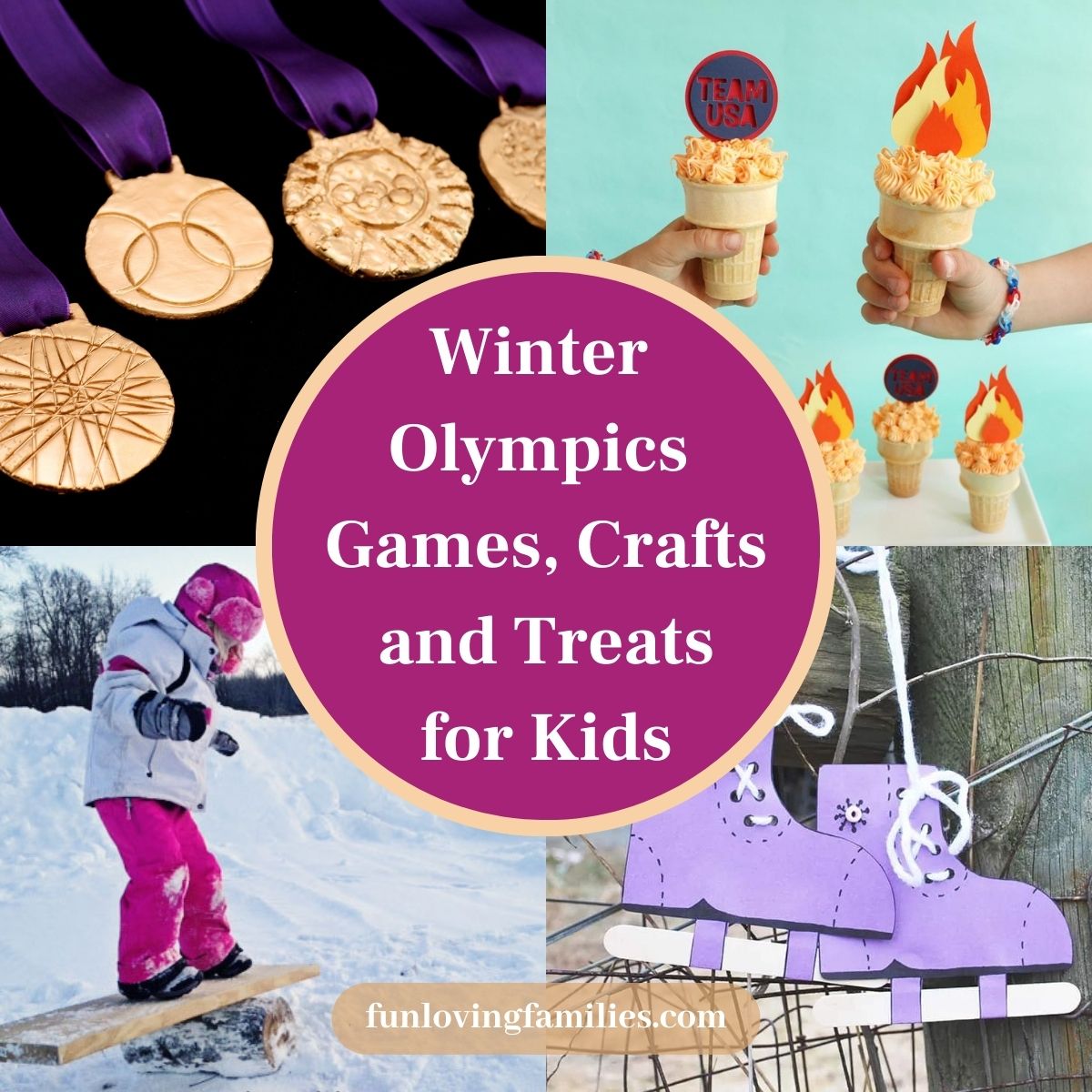 Winter Olympics Games, Crafts and Treats for Kids