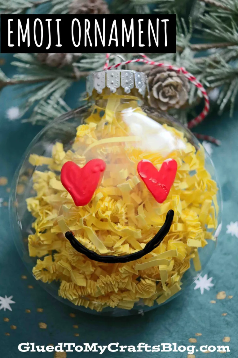 Go Happy with Emoji Ornament