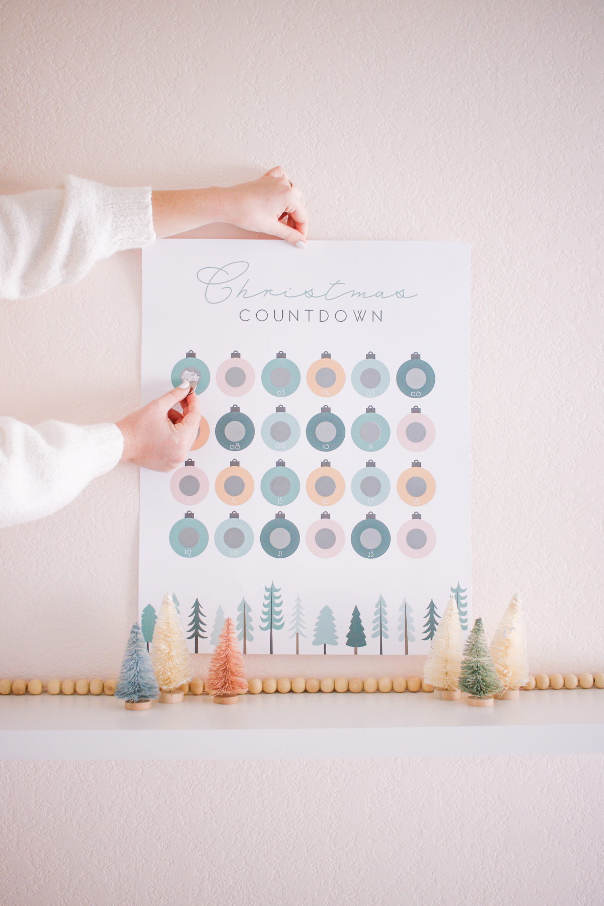 Free Printable Scratch-Off Advent Calendar