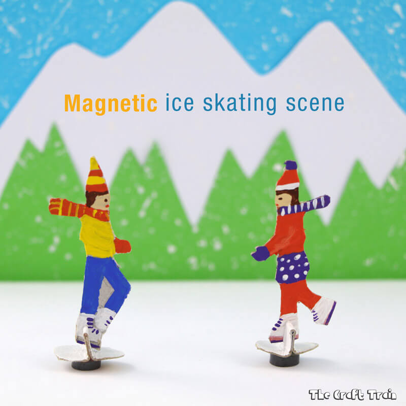 Magnetic Ice Skating Craft