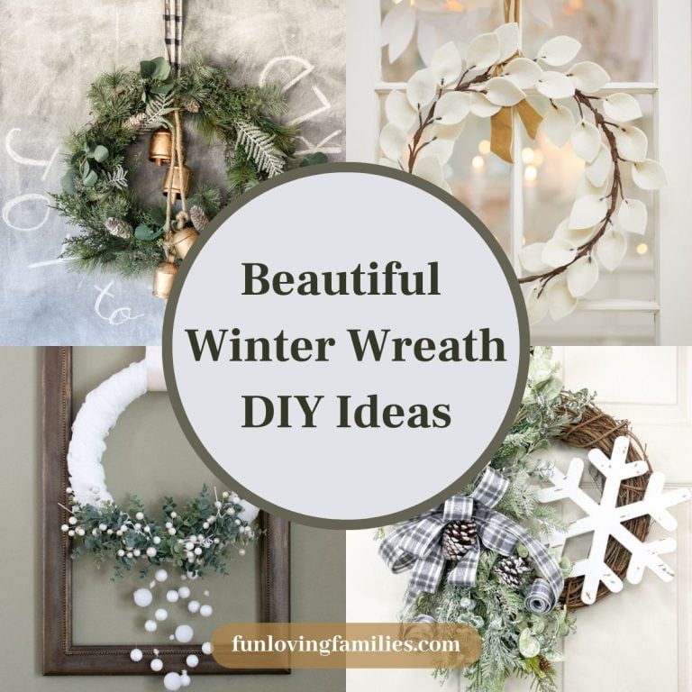 25 Beautiful DIY Winter Wreath Ideas Fun Loving Families