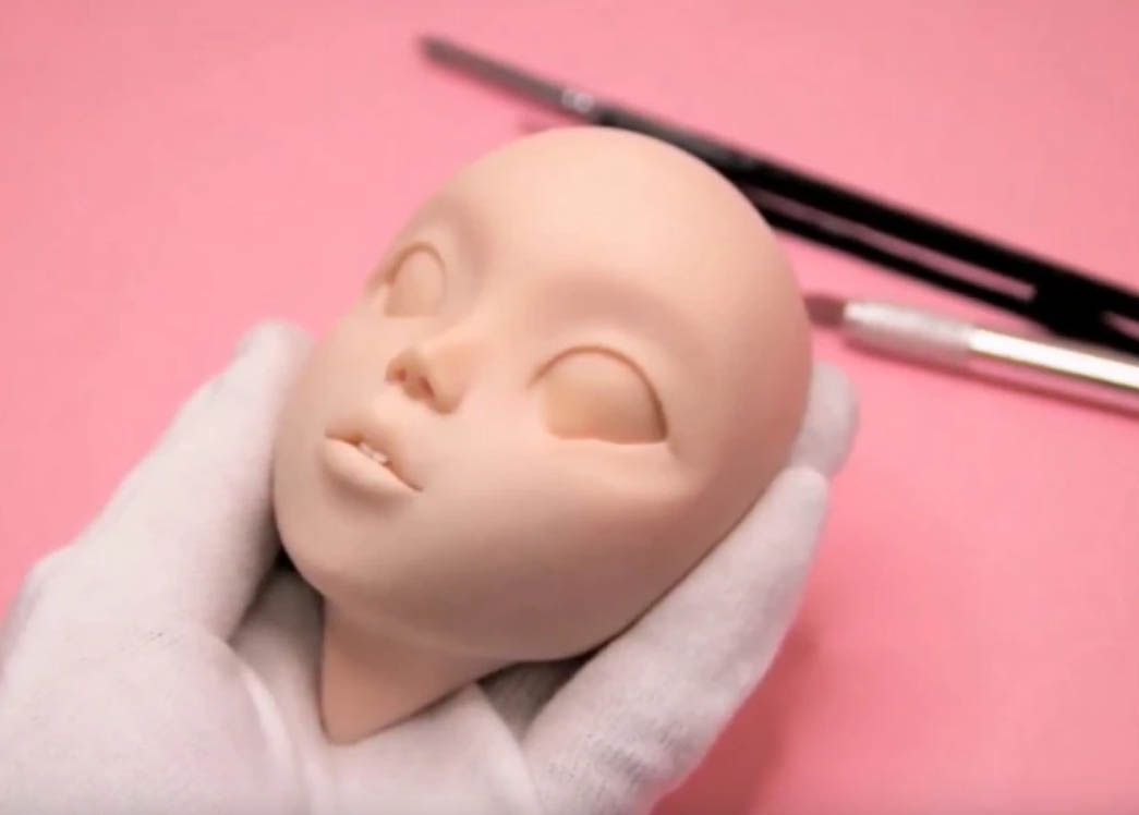 Polymer Clay Face Sculpting