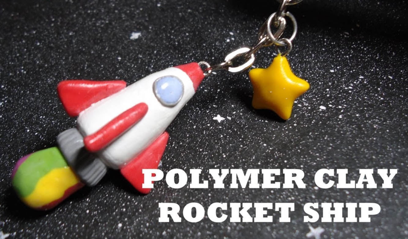 Rocket Ship Keychain