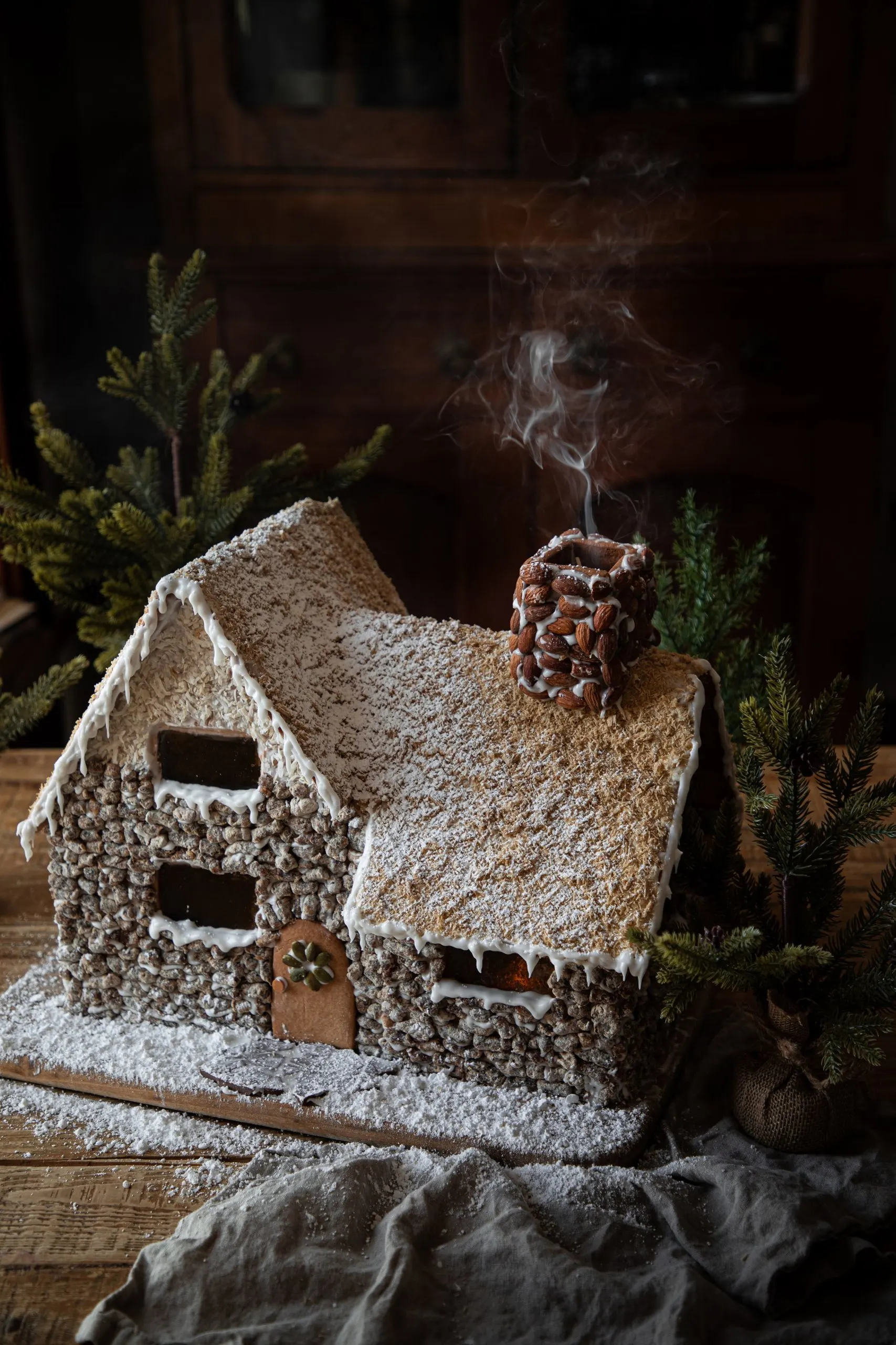 Woodland Cottage Gingerbread House