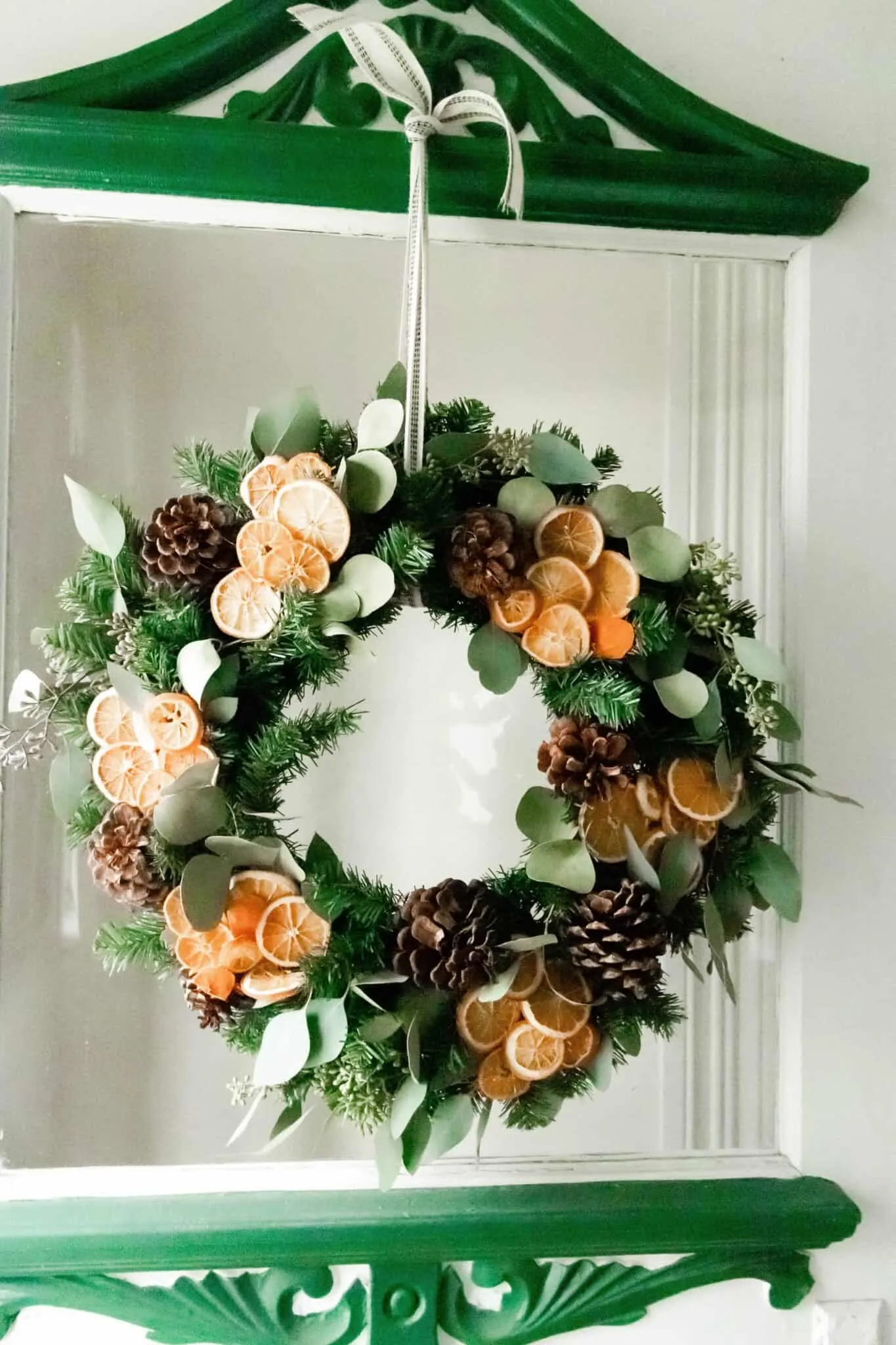 DIY Dried Orange And Eucalyptus Wreath