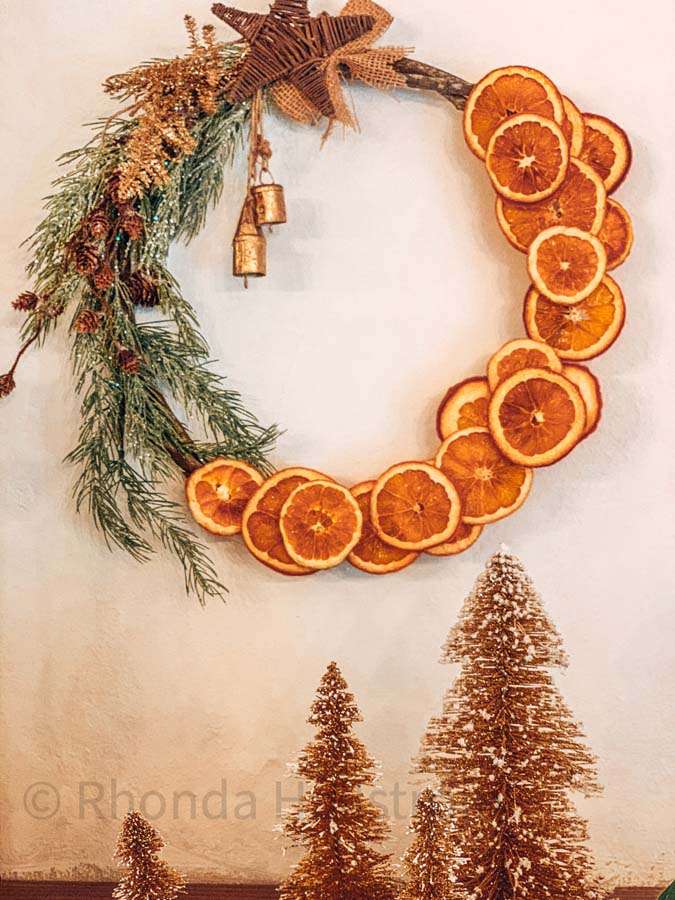 Dried Orange Christmas Wreath