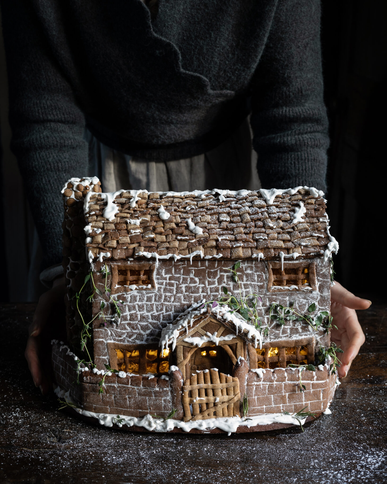 Gingerbread Cottage Template