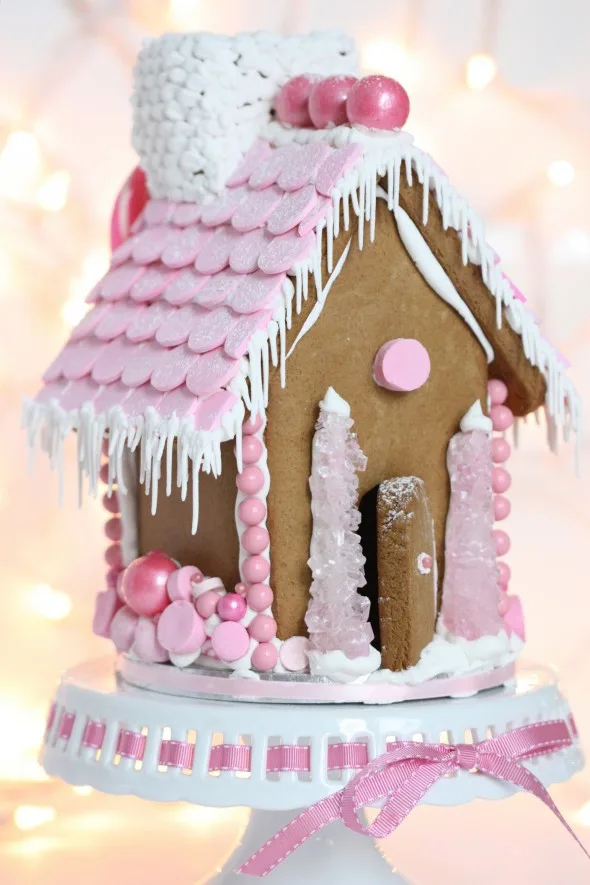 Pink Gingerbread House 