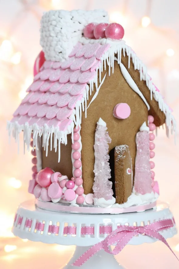 Pink Gingerbread House