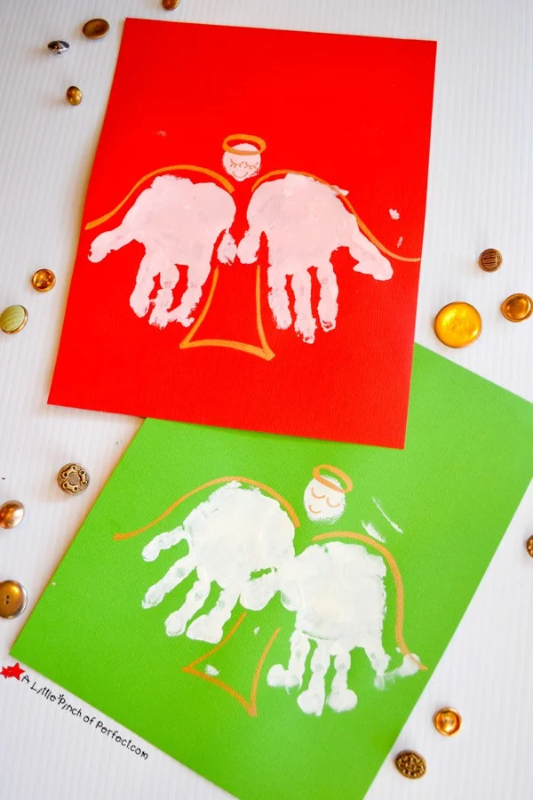 Handprint Angel Craft For Kids