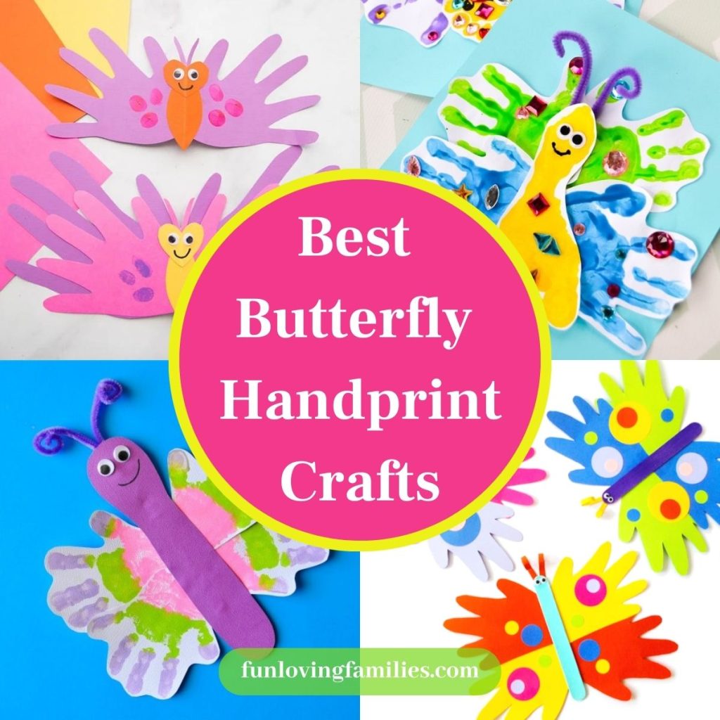 20 Best Butterfly Handprint Crafts & Art Ideas Fun Loving Families