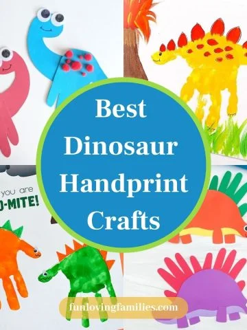 Best Dinosaur Handprint Crafts & Ideas