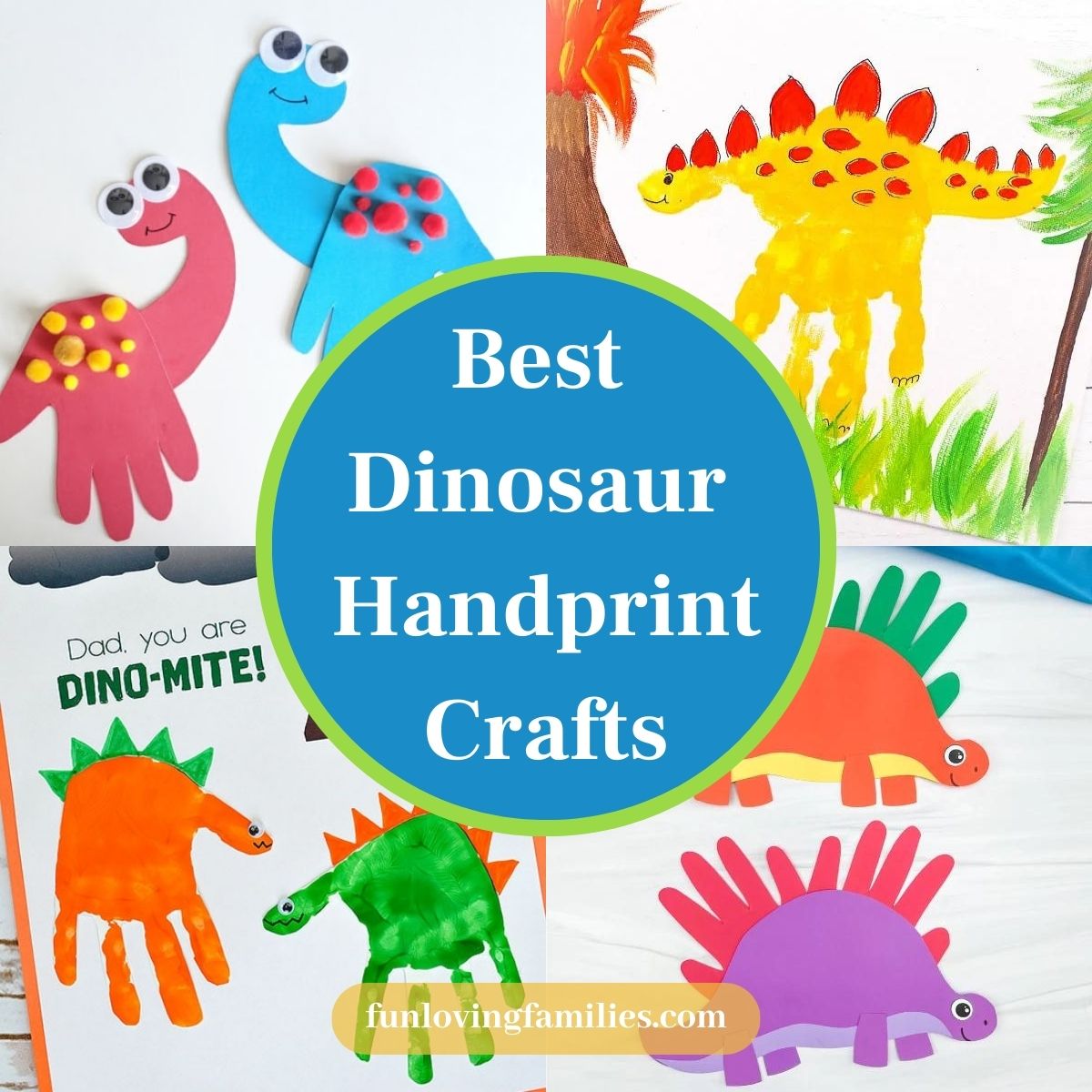 Best Dinosaur Handprint Crafts & Ideas