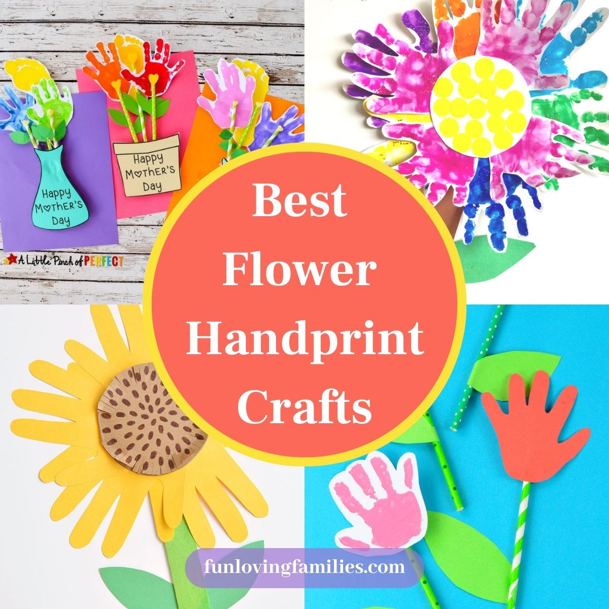 Best Flower Handprint Crafts and Ideas