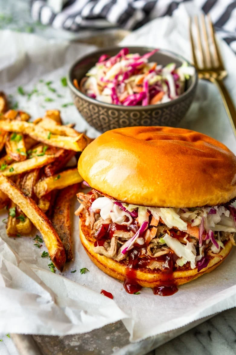 Instant Pot Dr. Pepper Pulled Pork with BBQ Sauce