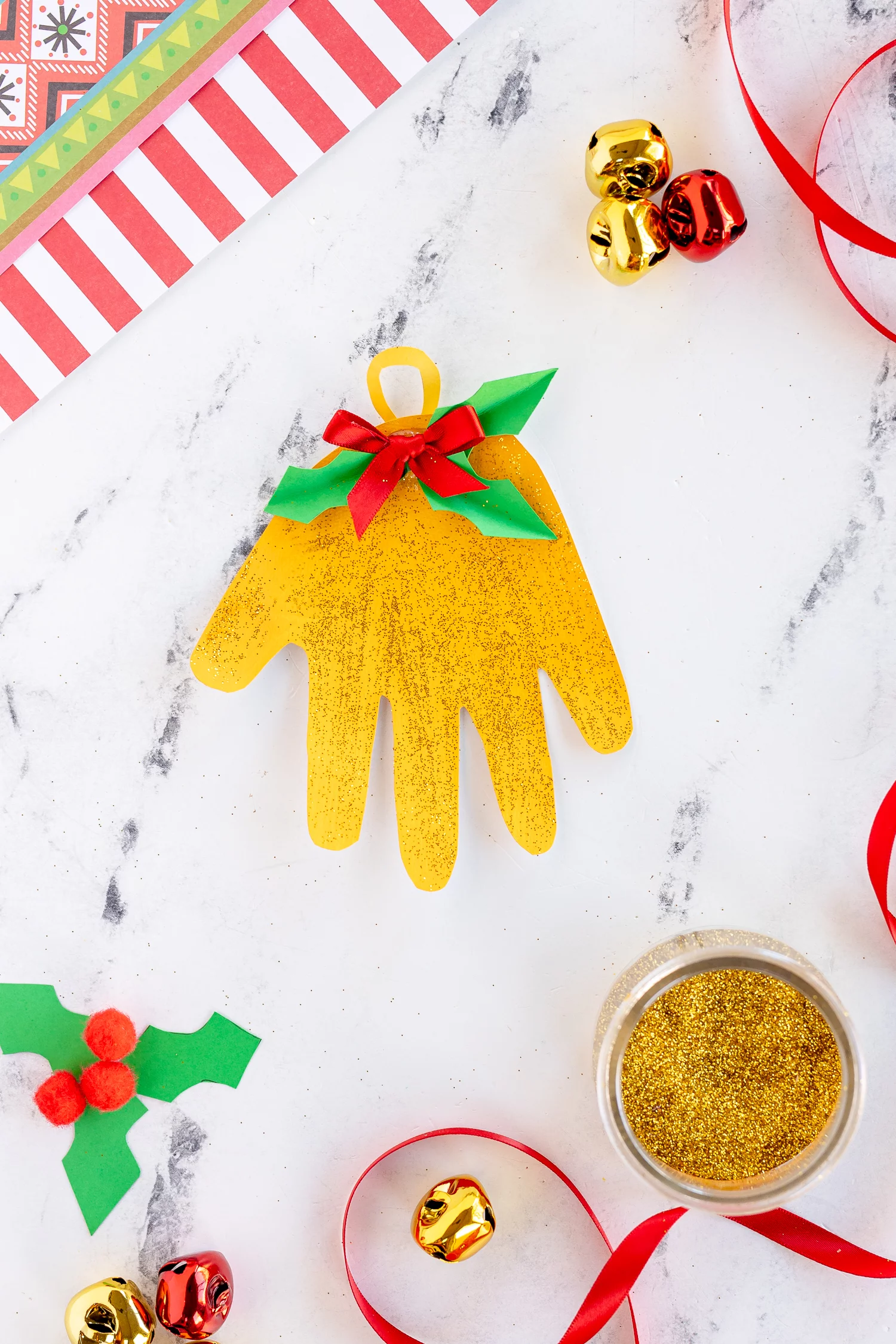 Handprint Christmas Bell