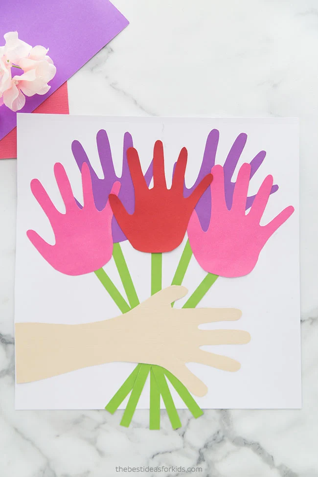 Handprint Flower Bouquet