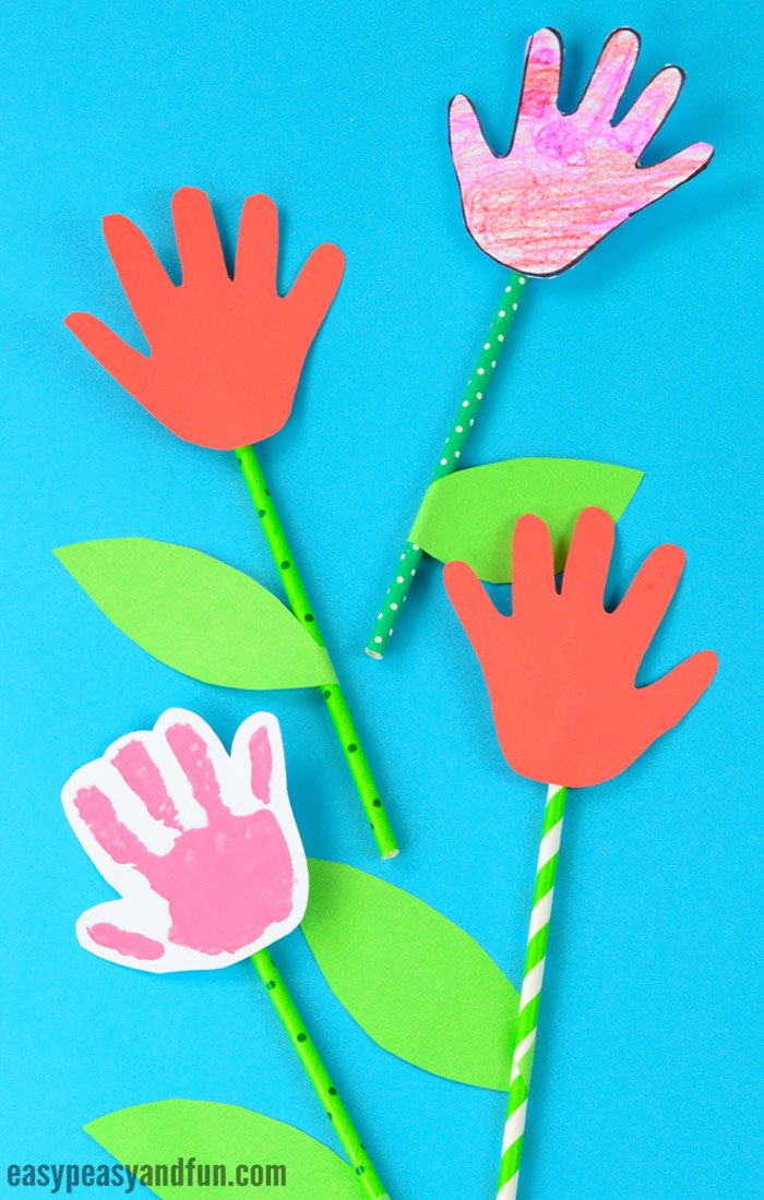 Handprint Flower Craft