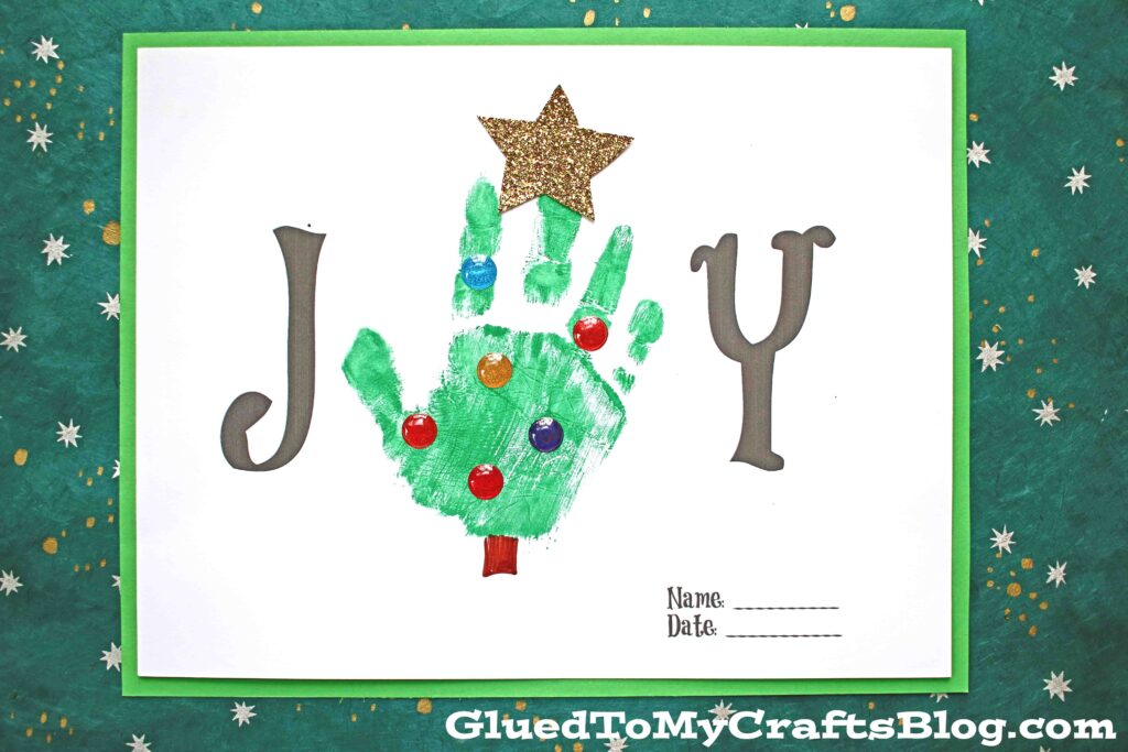 Handprint Joy Keepsake Craft