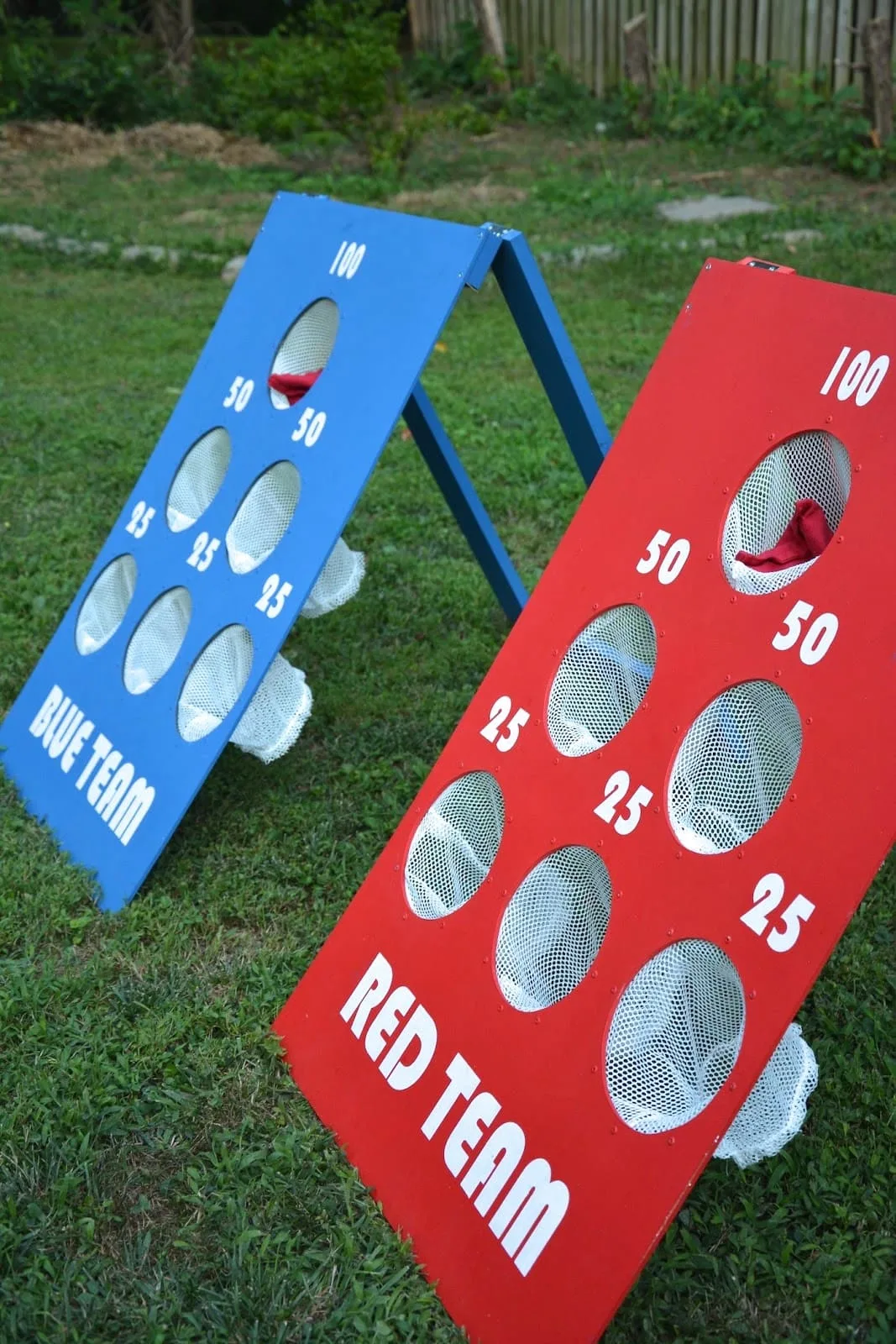 DIY Backyard Bean Bag Toss Game