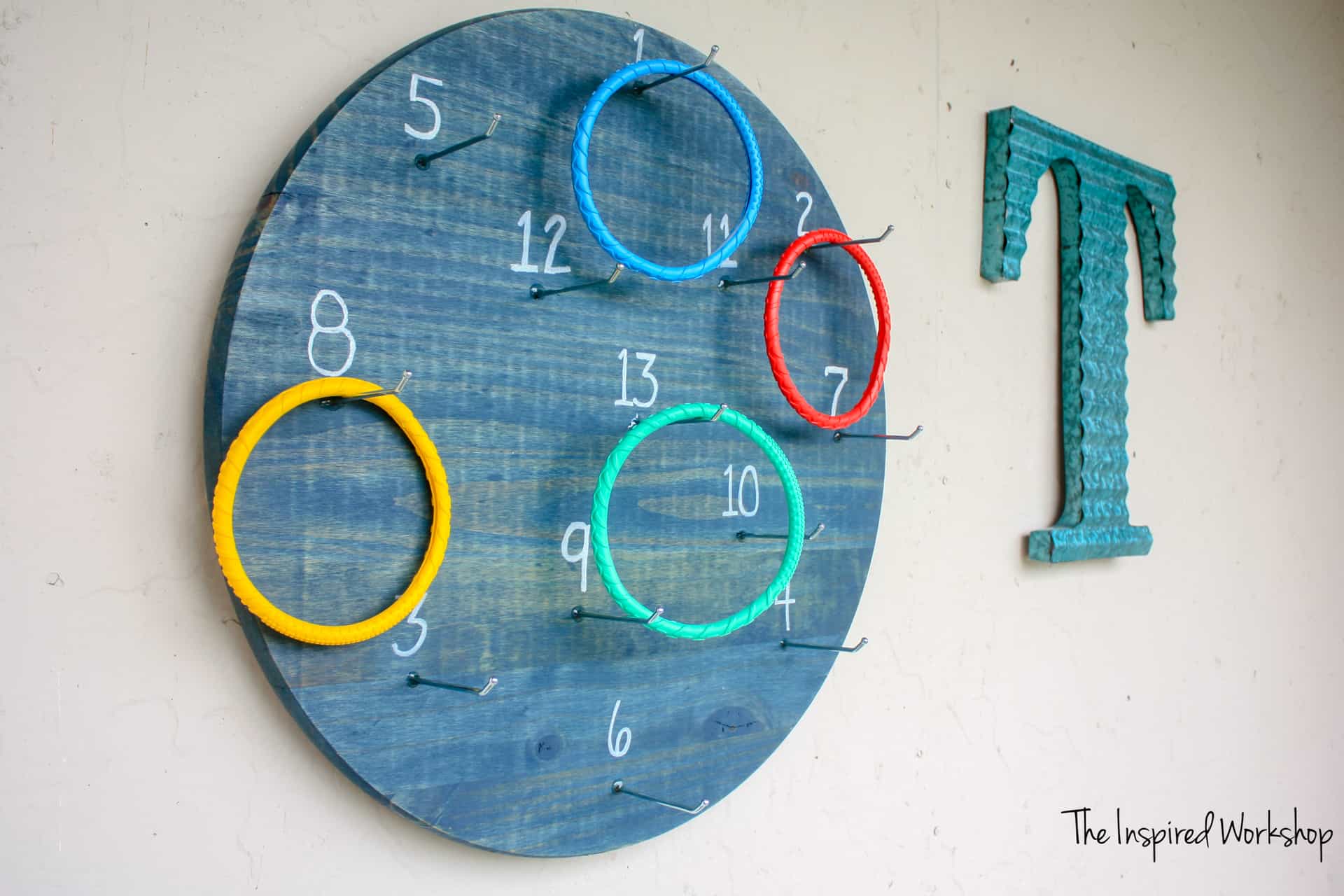 DIY Wall Ring Toss Game