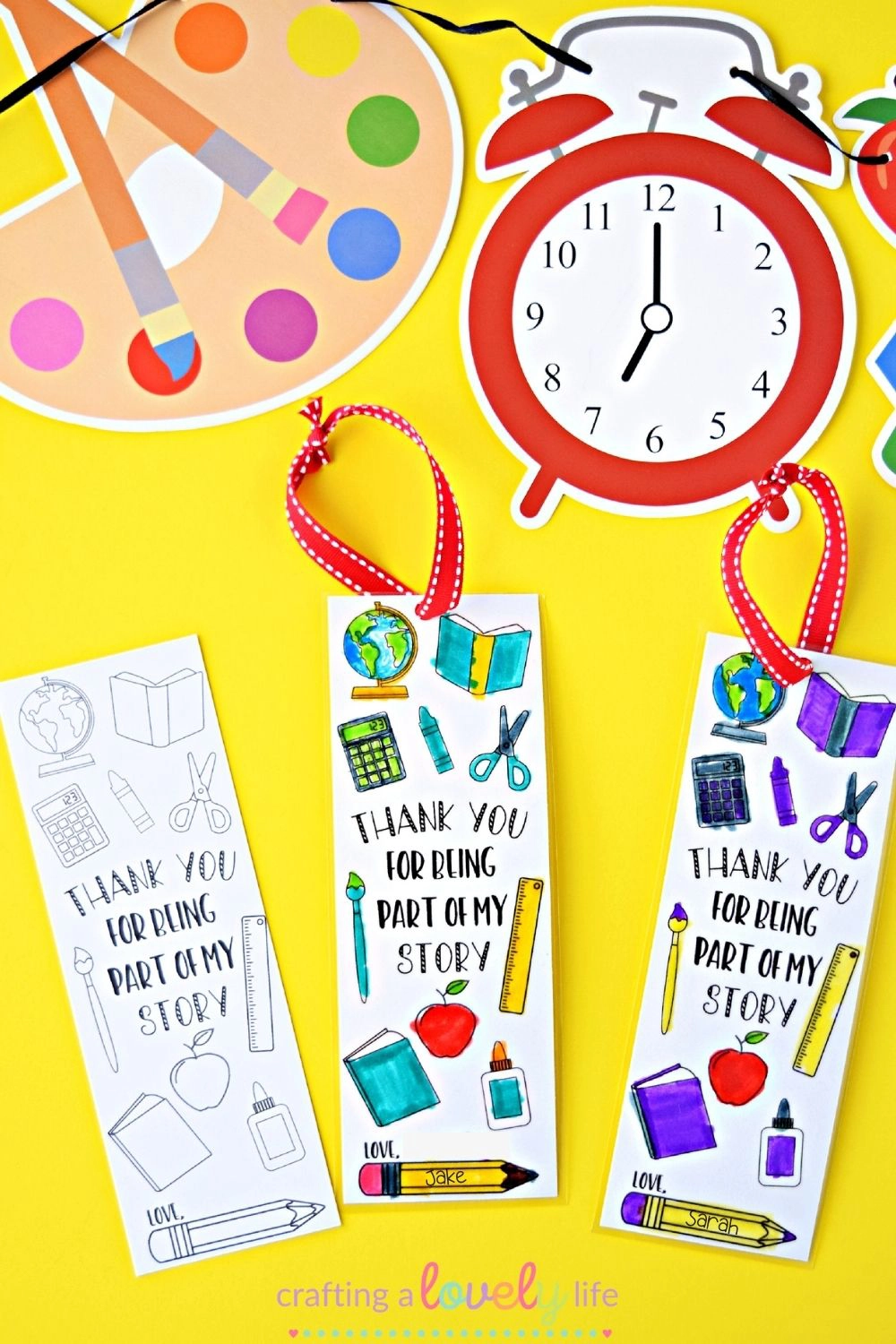 DIY Teacher Appreciation Bookmark