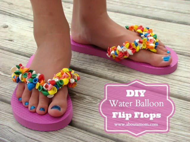 DIY Water Balloon Flip Flops