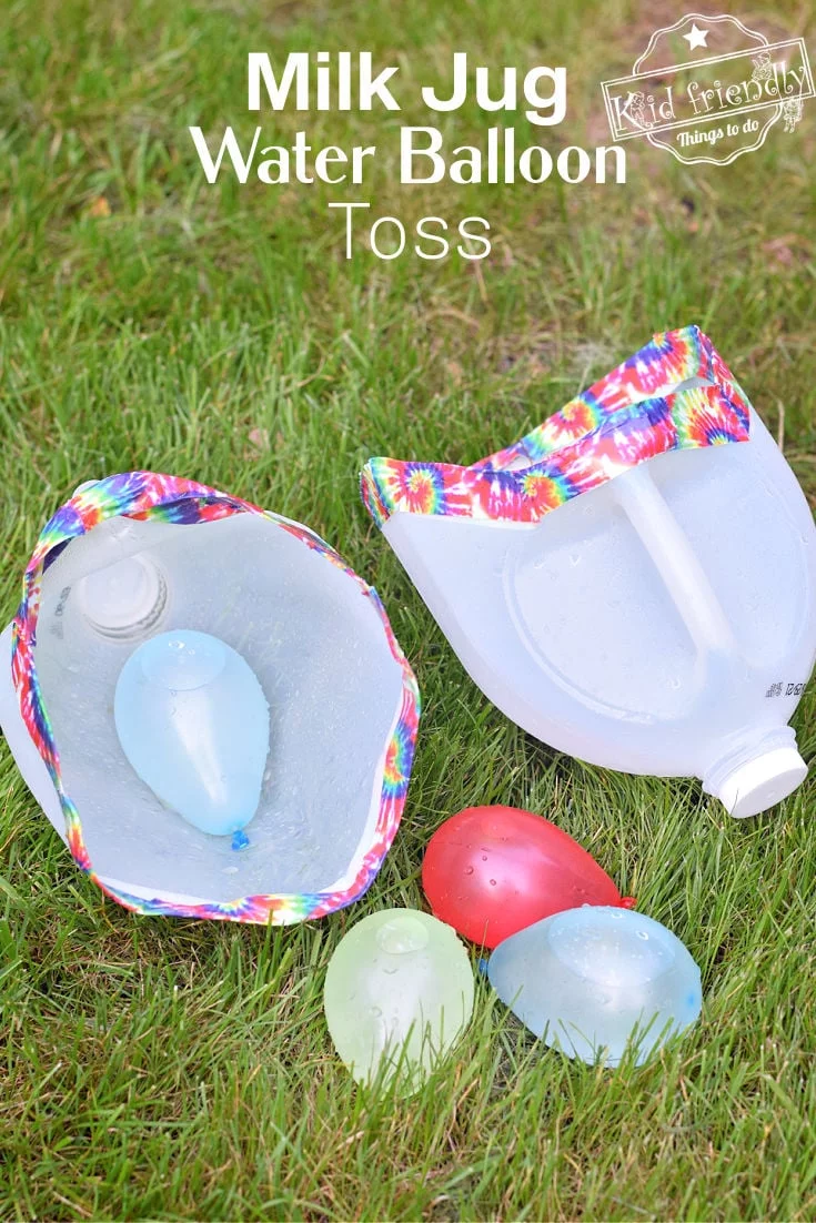 DIY Milk Jug Water Balloon Toss