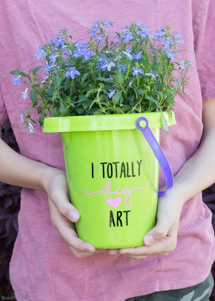 Flower Pails Teacher Appreciation Gift Idea