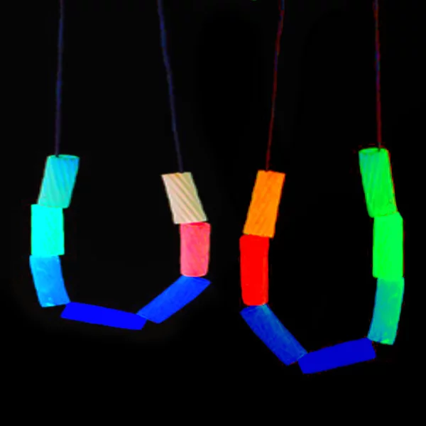 Glowing Noodle Necklaces